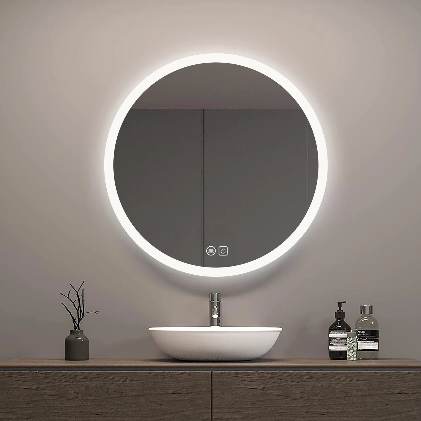 Badkamer spiegel met verlichting – Helder en energiezuinig
