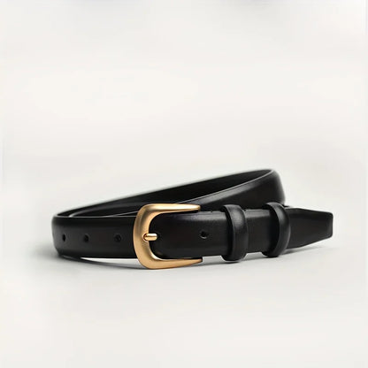Trendy riem dames met gouden gesp