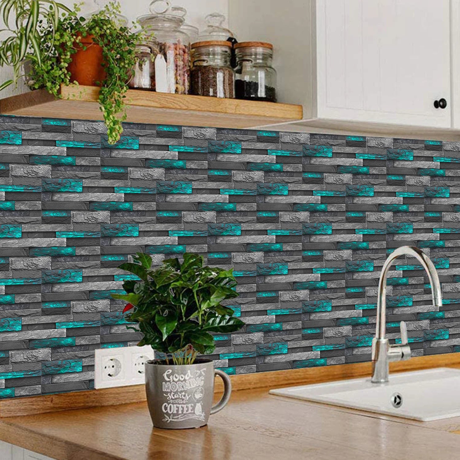 Witte mozaiek tegels keuken – Strak en schoon