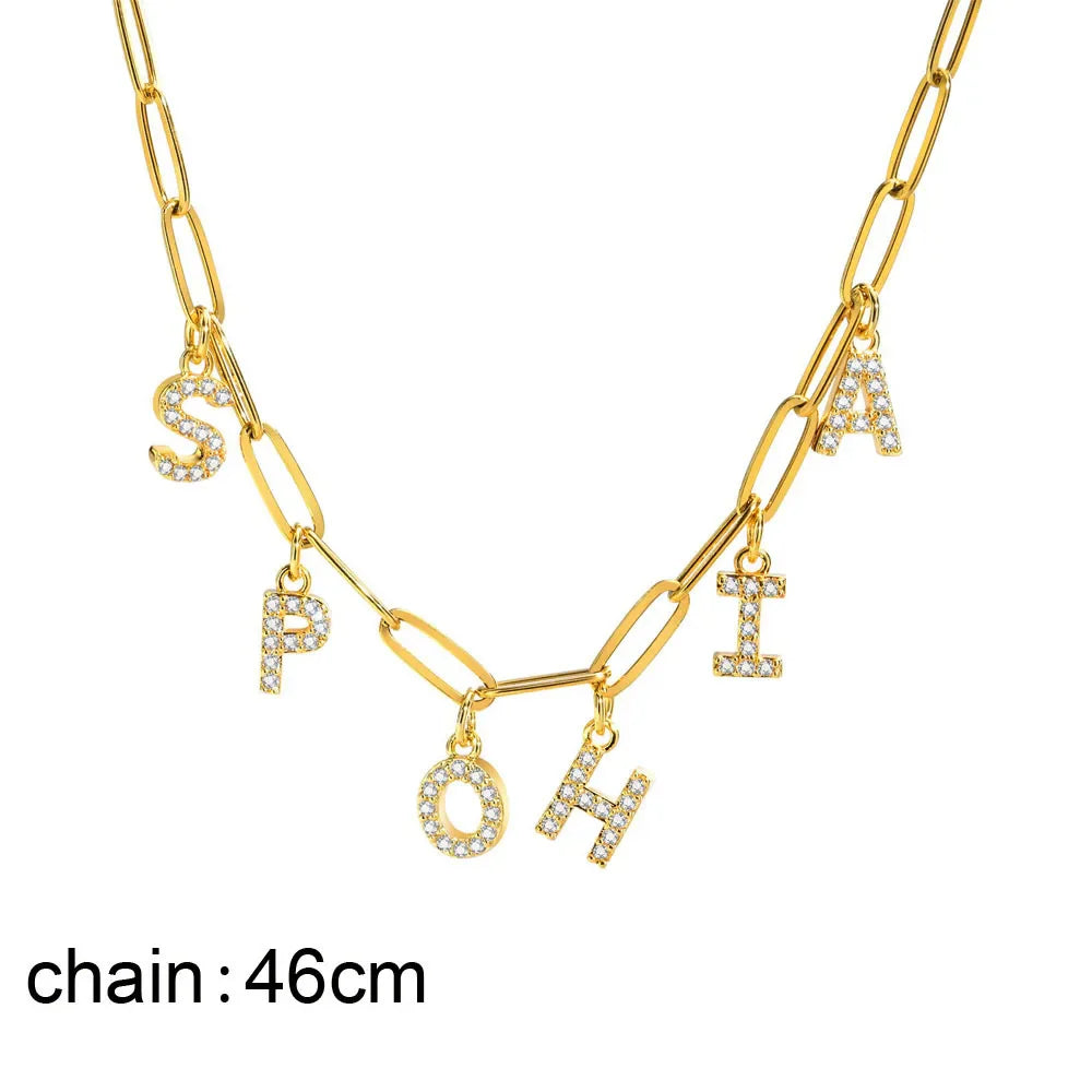 Elegante ketting met jouw naam erop