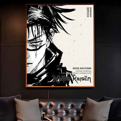 Wandposter met geometrische vormen