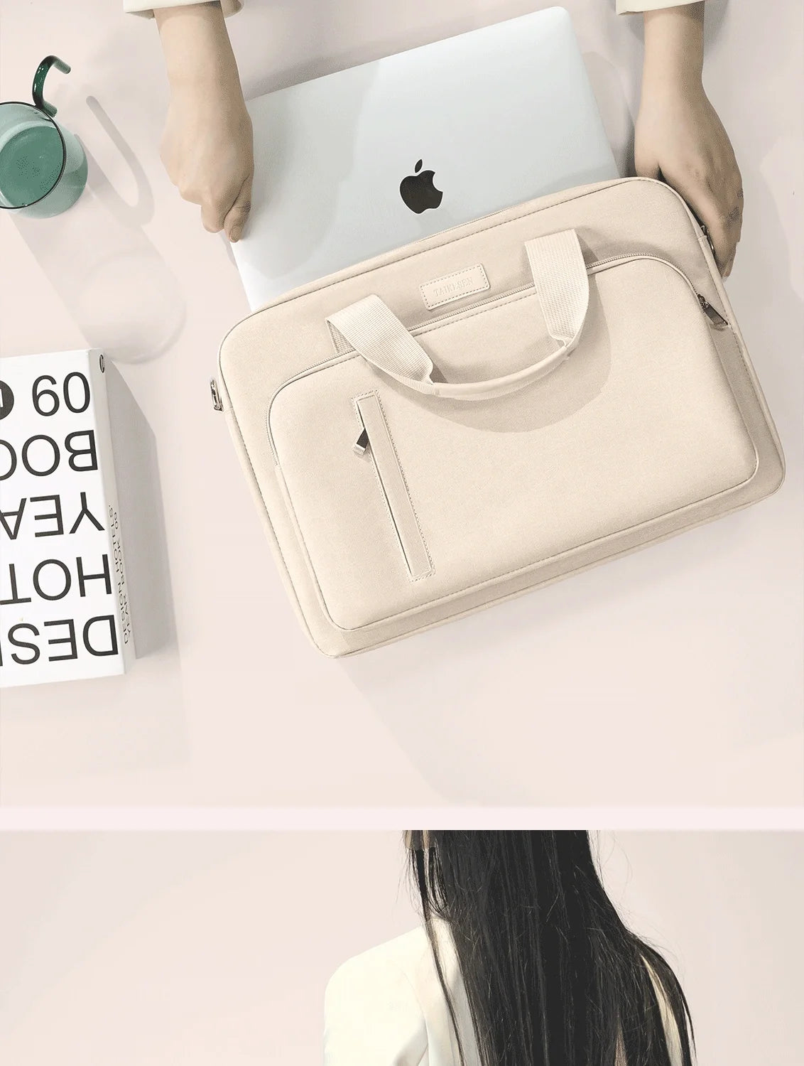 Laptoptas dames met luxe afwerking – Modieus en chic