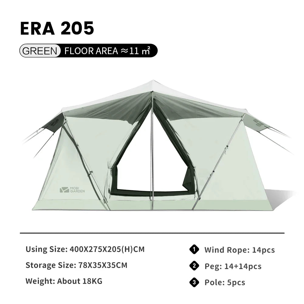 Pop up tent met regenhoes – Blijf droog tijdens regenbuien