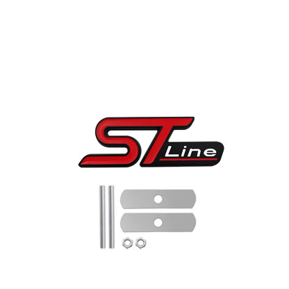 auto stickers - kleurrijke ST Line stickers voor unieke uitstraling