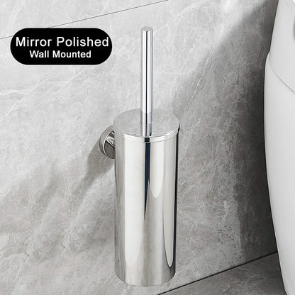 Toiletborstel in messing houder – Klassiek en luxe