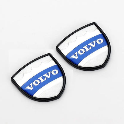 Auto stickers - Gele Volvo badges voor een unieke uitstraling
