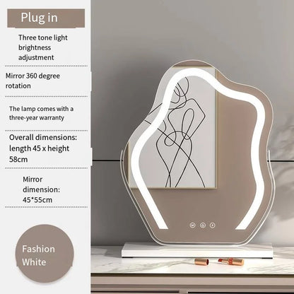 LED make-up spiegel met warm en koud licht – Instelbare kleurtemperatuur