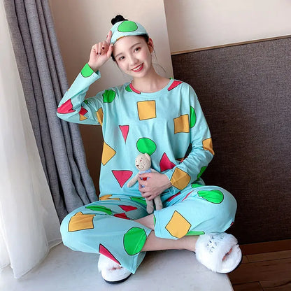 Dames pyjama set van 100% katoen
