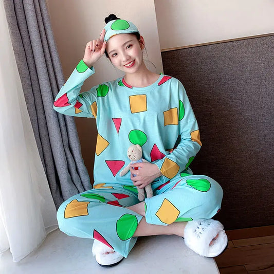 Dames pyjama set van 100% katoen