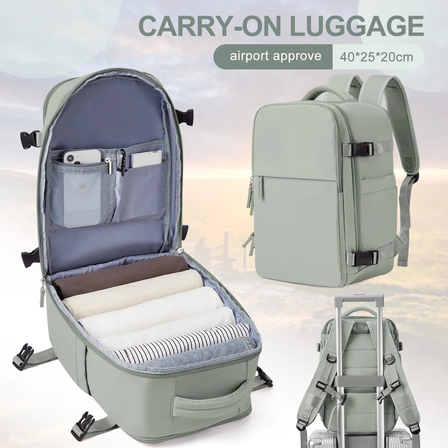 Handbagage rugzak – Perfect formaat voor cabine