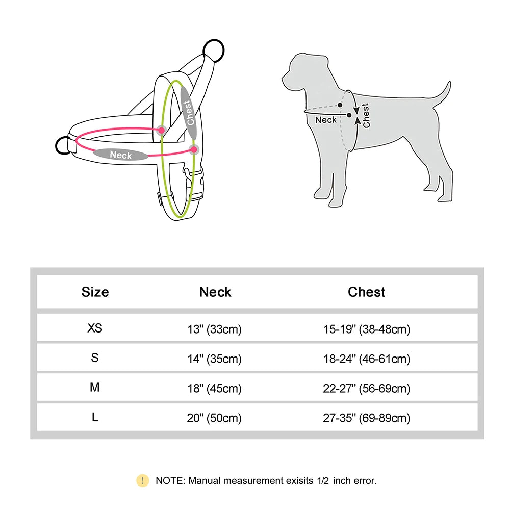 Honden tuigje met padding – Extra comfort voor de hond