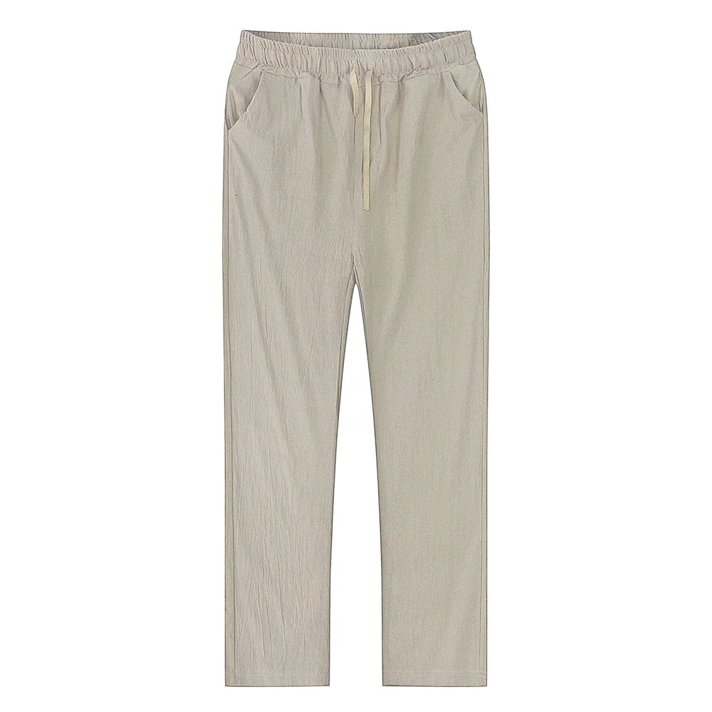 Linnen broek heren met zachte binnenkant – Extra comfort