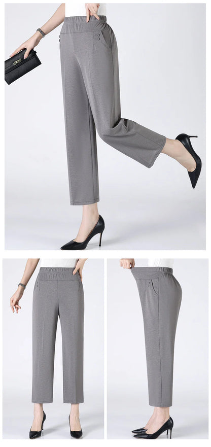 Linnen broek dames met knoopsluiting – Tijdloze afwerking