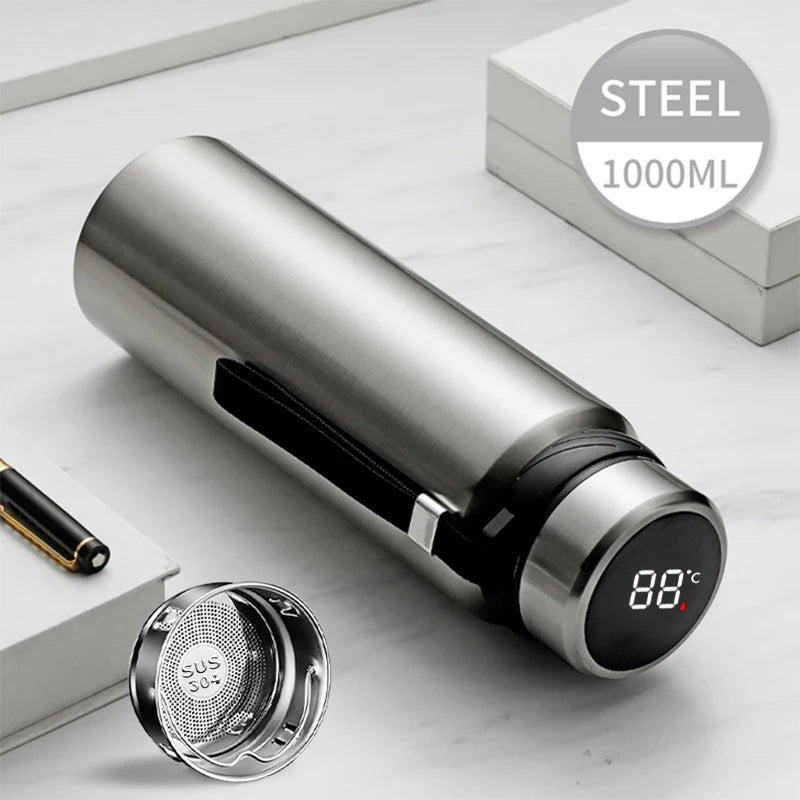 Thermosfles met brede schenkopening – Handig en morsvrij