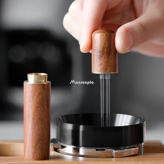 Accessoire set met koffiefilterhouder en opbergdoos