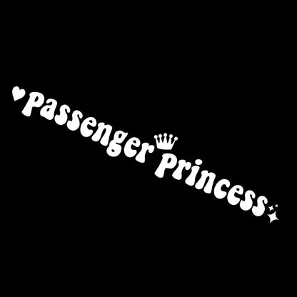 Auto stickers - Passenger Princess ontwerp voor een speels interieur