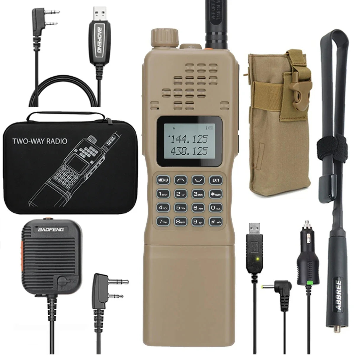 Alecto duo walkie talkie set met lader