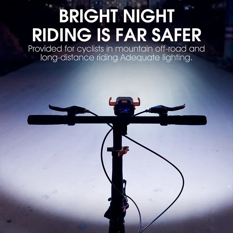 Fietslamp met antislip bevestigingsclip
