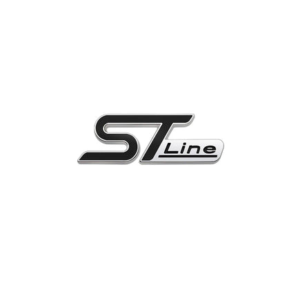 auto stickers - kleurrijke ST Line stickers voor unieke uitstraling
