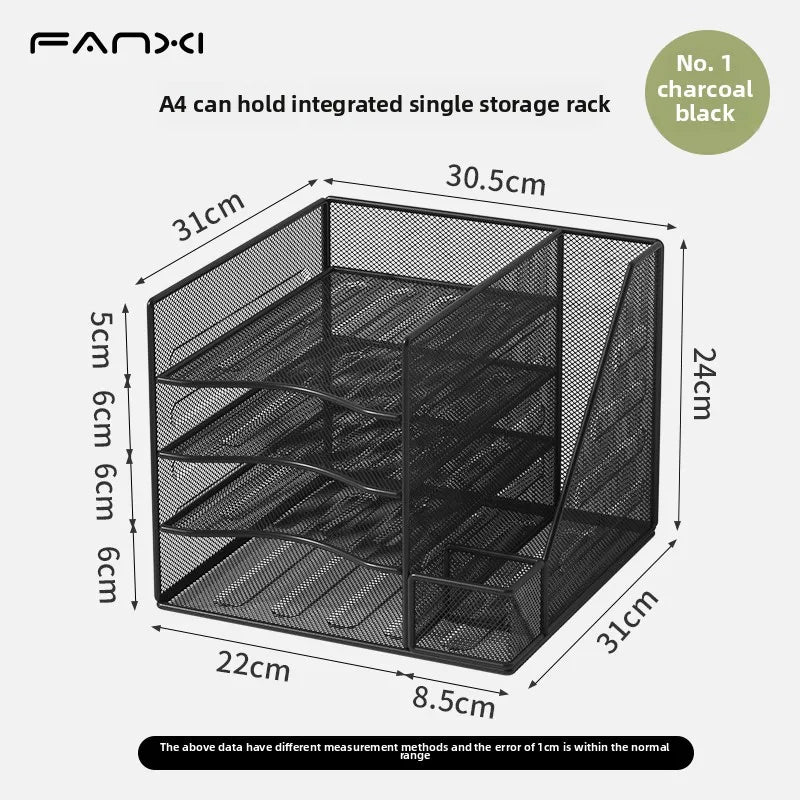 Compacte desk organizer past op ieder bureau