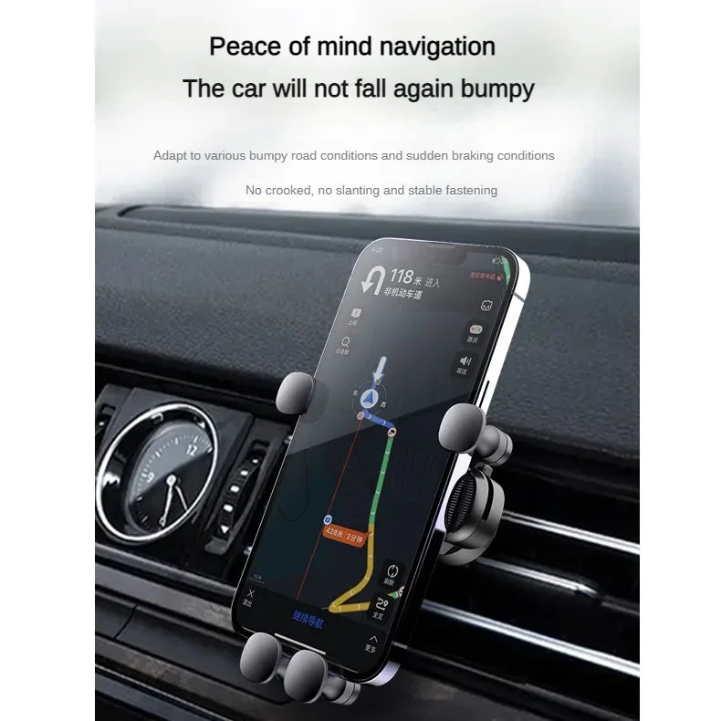 Compacte telefoonhouder auto – Minimalistisch en efficiënt