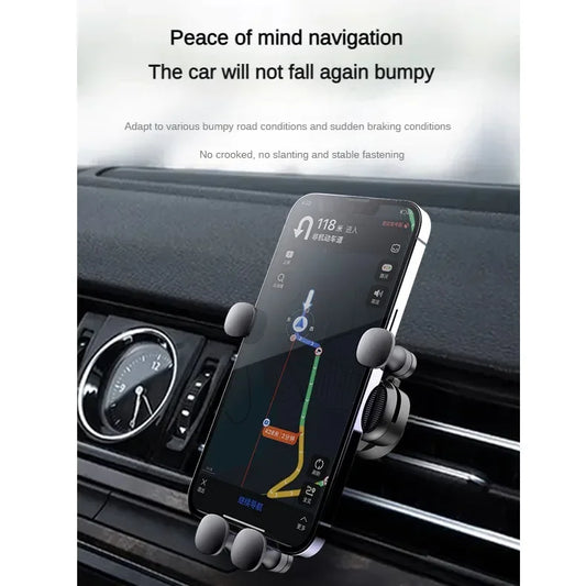 Compacte telefoonhouder auto – Minimalistisch en efficiënt