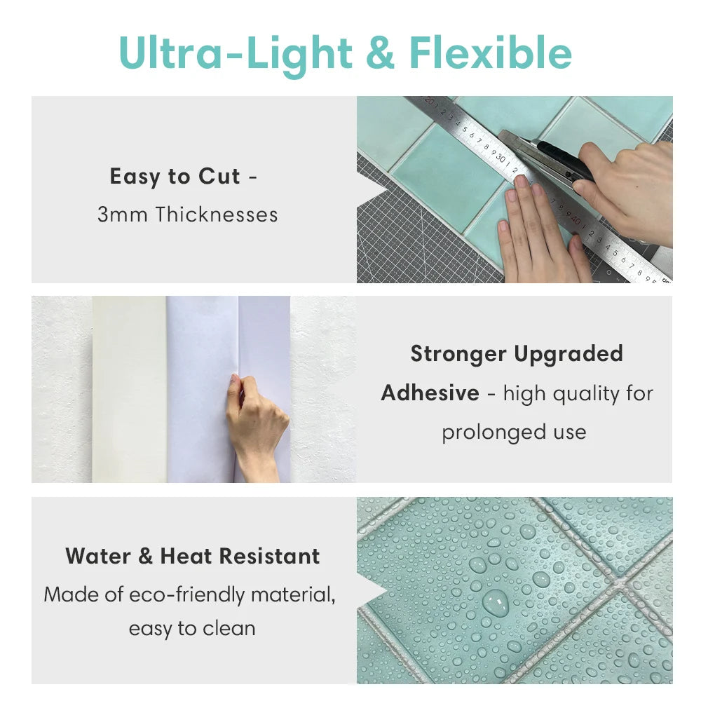 Mozaiek tegels in visgraat patroon – Elegant design