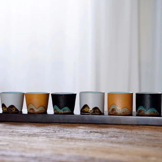 Luxe theeset met filter en onderzetters
