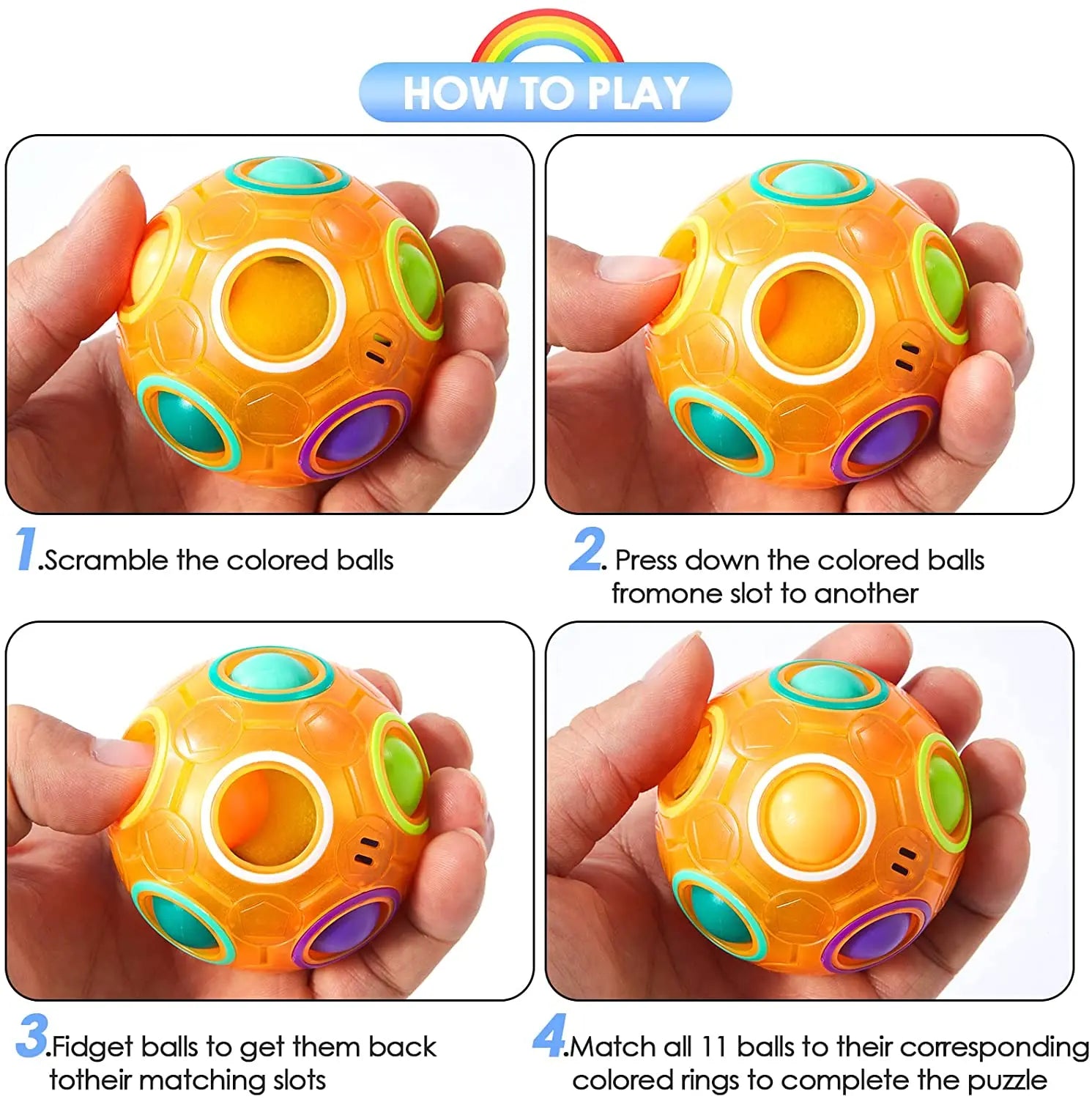 Fidget toys Action met zachte siliconen bubbels