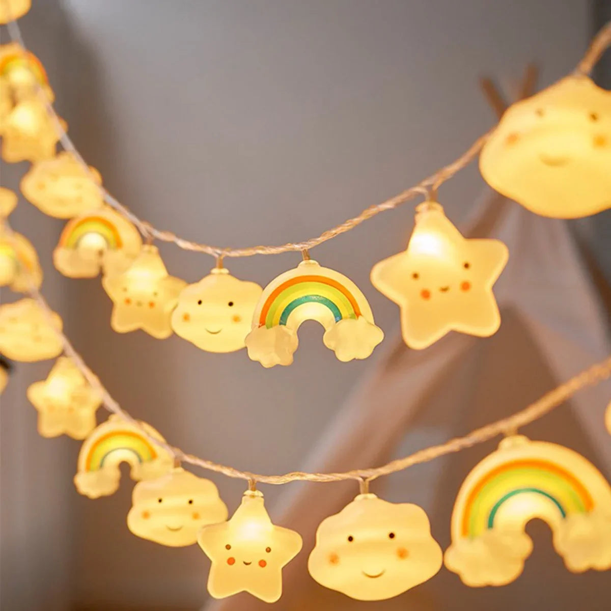 Binnen lichtslinger met decoratieve vorm – Subtiele blikvanger