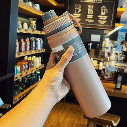 Thermosfles met stijlvolle vorm – Past in elke tas