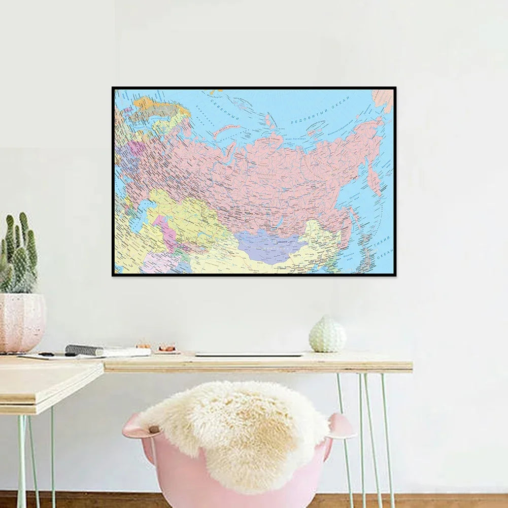 Wereldkaart met topografie – Gedetailleerd en leerzaam