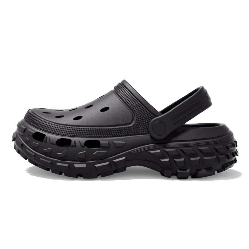 Heren schoenen met open hiel voor zomerse ventilatie