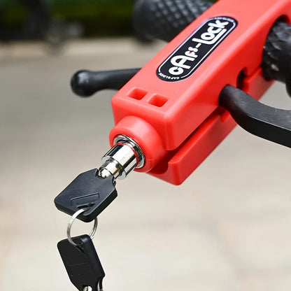 Abus fietsslot met sleutel en houder – Handig mee te nemen