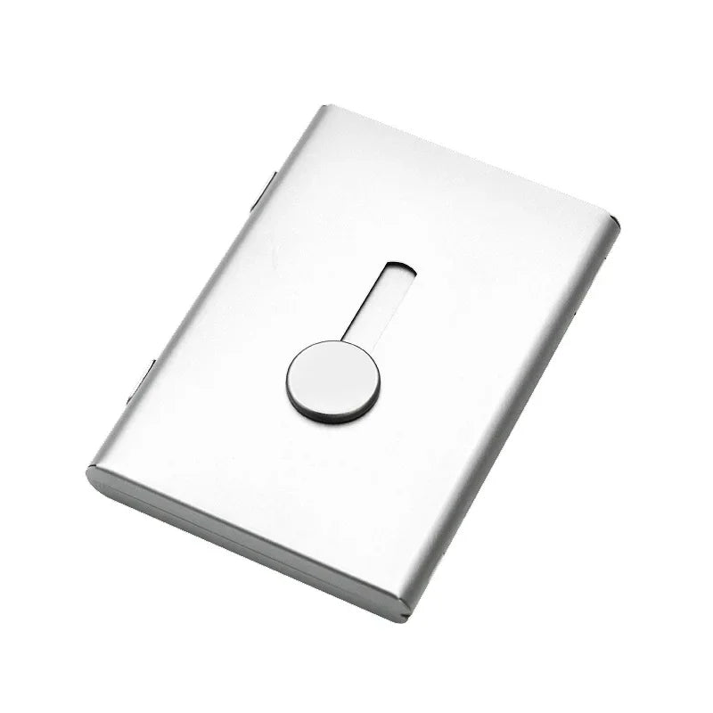 Pasjes houder met geborsteld staal – Sterk en elegant