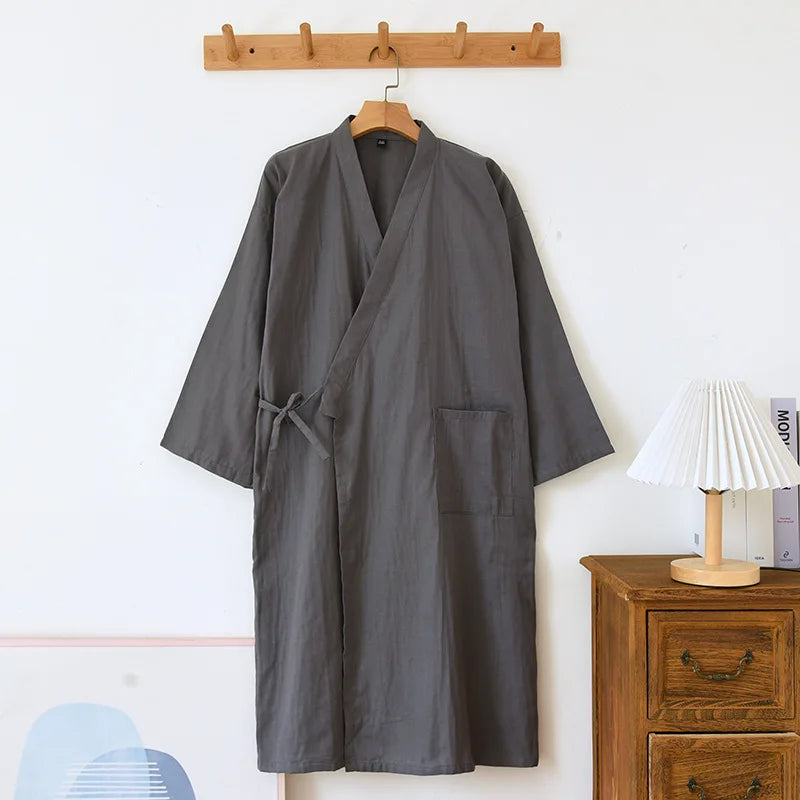 Katoenen ochtendjas dames casual – Voor dagelijks comfort