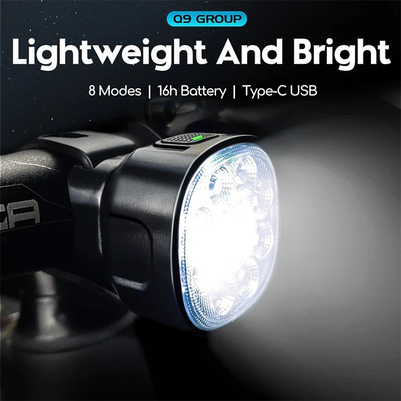 Heldere fietslamp LED met USB-lader