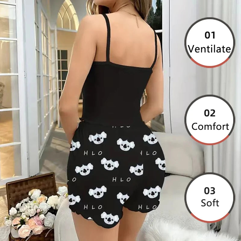 Dames pyjama Wibra met effen kleuren