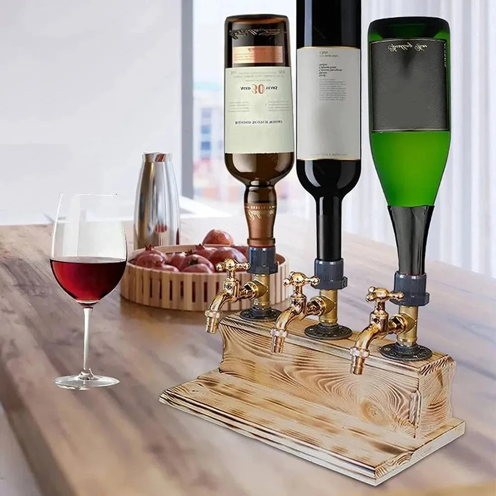 Drankdispenser met houten deksel – Natuurlijke uitstraling