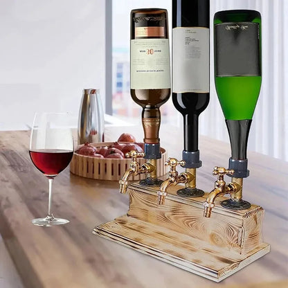 Drankdispenser met houten deksel – Natuurlijke uitstraling