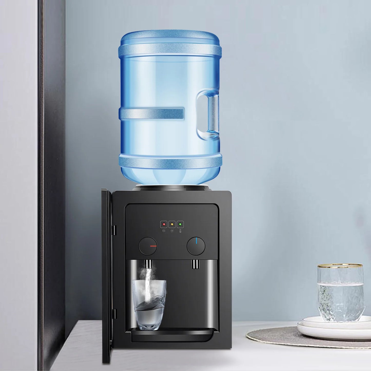 Drankdispenser met kunststof kraantje – Licht en handig