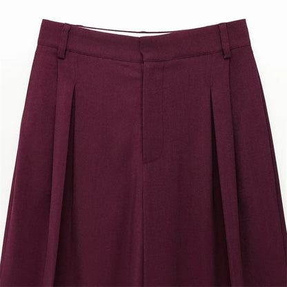 Feestelijk dames broekpak met diepe hals – Avondchic