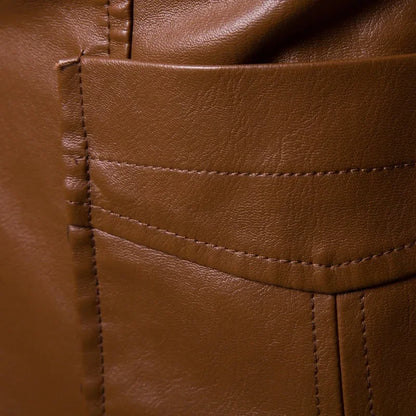 Leren jassen met schouderdetails – Subtiele accenten