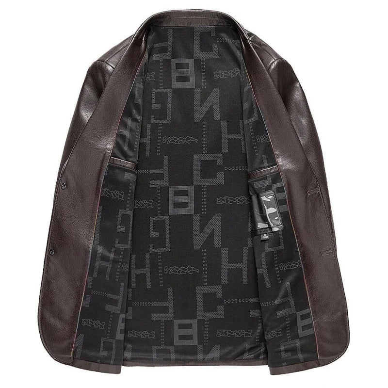 Leren jas heren met luxe binnenvoering – Comfort ontmoet klasse
