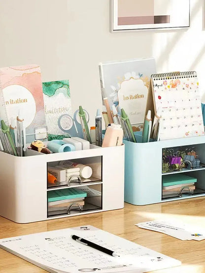 Klassieke organiser in hout – Tijdloos op je bureau