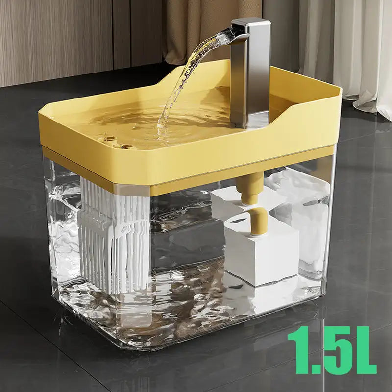 Fontein kat met waterval-effect – Stimulerend voor katten