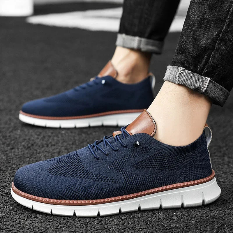 Casual zomerschoenen voor heren in linnenlook