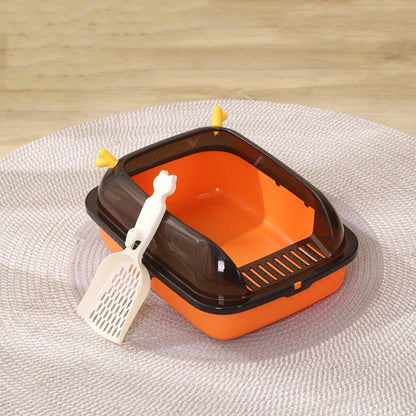 Mooie kattenbak in beige – Neutrale kleur voor elk huis