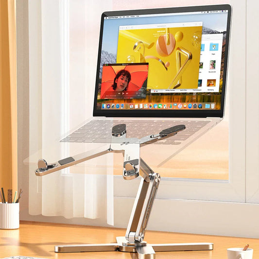 Verhoogde laptop standaard voor betere ergonomie