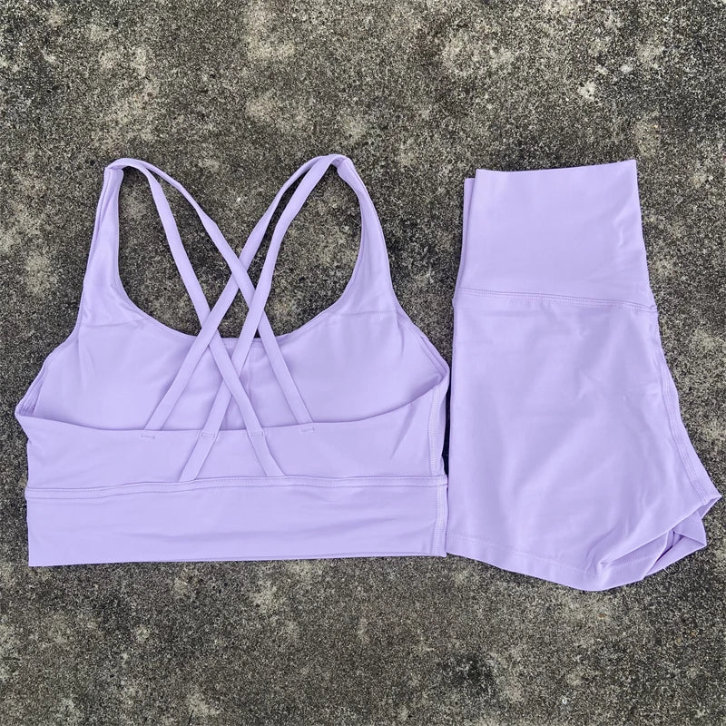 Ademende top en legging yoga kleding dames
